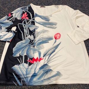 Azalea Floral Print Top sz. 2X